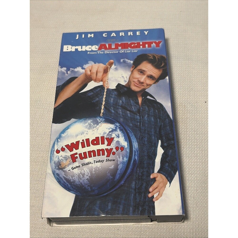 Bruce Almighty (2003 VHS) Jim Carrey - Morgan Freeman - Jennifer Aniston